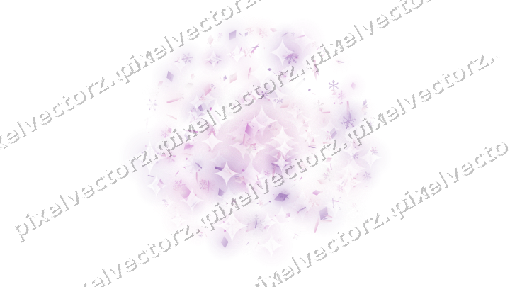 Nahtlose Glitzerspirale in Magenta und Violett auf transparentem Grund