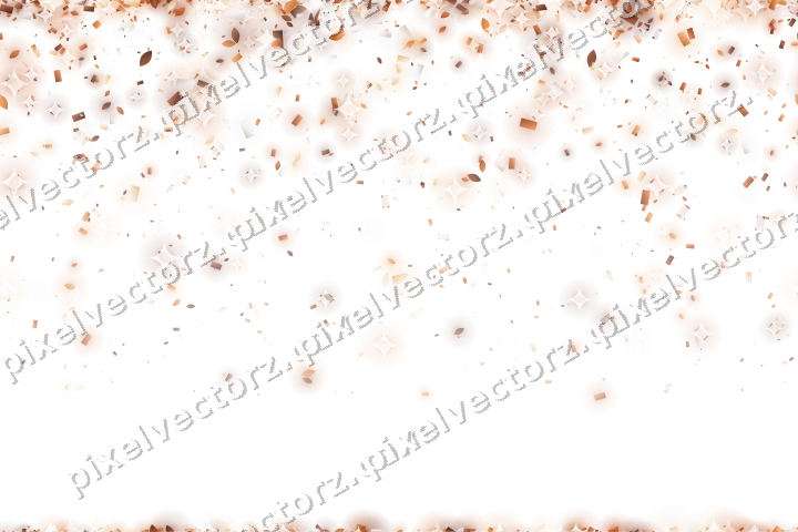 Nahtloser Glitzerregen auf transparentem Grund