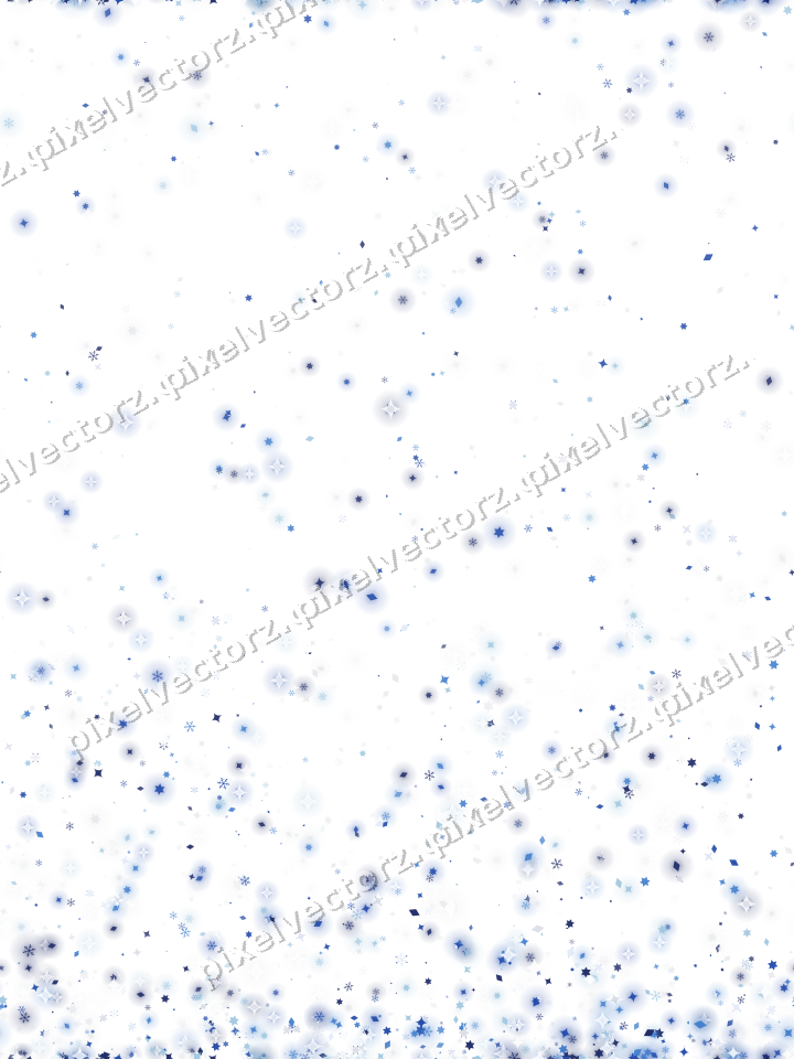 Nahtloser Glitzeraufstieg in Blau und Türkis auf transparentem Grund