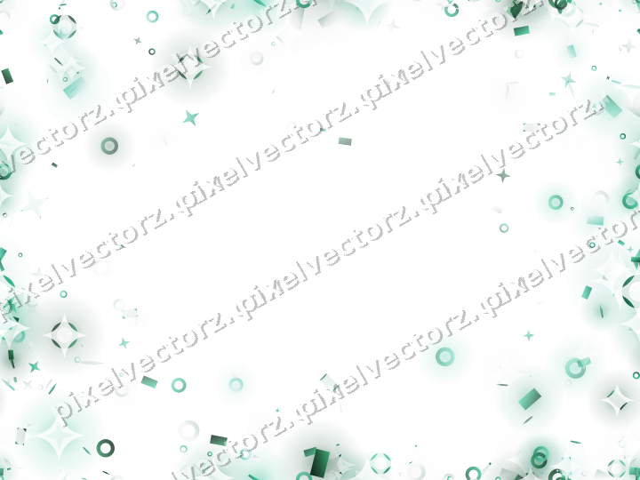 Nahtlose Glitzervignette auf transparentem Grund