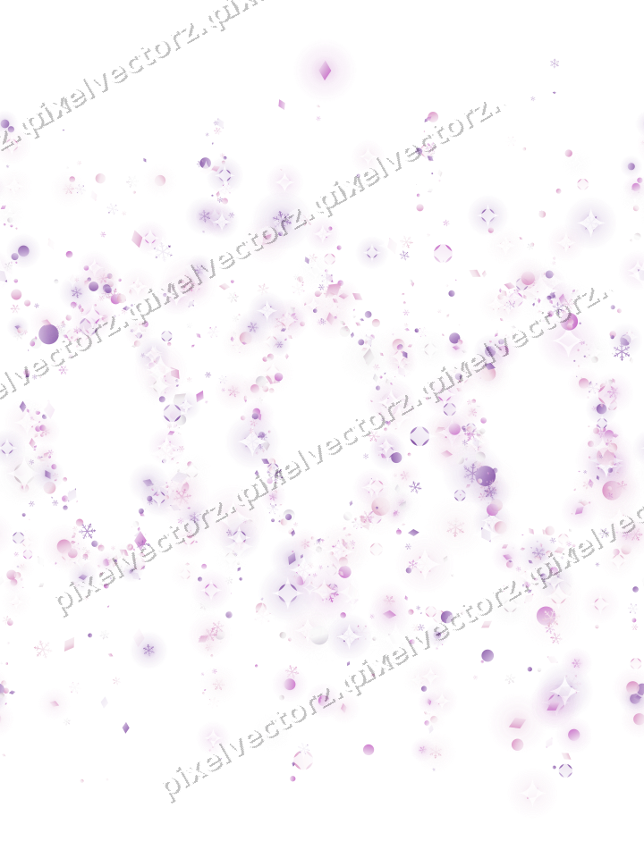 Nahtlose Glitzergirlande in Magenta auf transparentem Grund