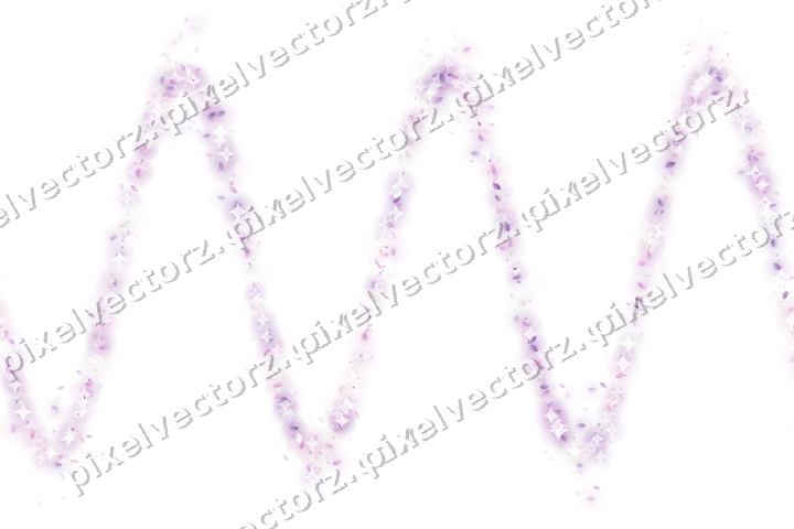 Nahtlose Glitzerwelle aus Tropfen in Magenta auf transparentem Grund