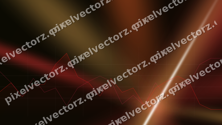 Leuchtender Neon Diagramm Hintergrund in Rot und Orange
