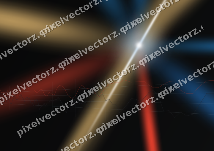 Leuchtender Neon Diagramm Hintergrund in Blau und Rot