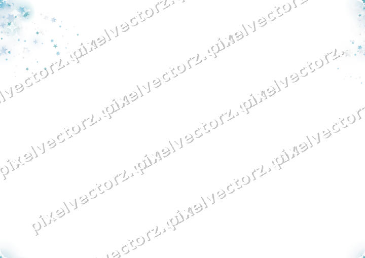 Nahtloser Glitzerfächer aus Sternen in Türkis auf transparentem Grund