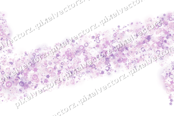 Nahtloses Glitzerband aus Sternen und Funken auf transparentem Grund
