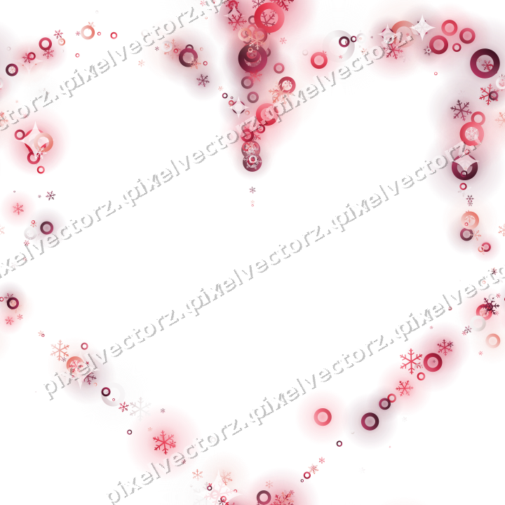 Nahtloses Glitzerherz in Rosa und Rot auf transparentem Grund