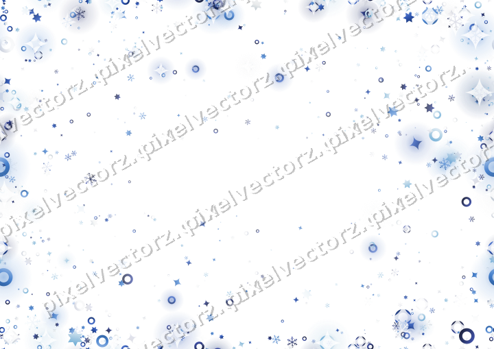 Nahtlose Glitzervignette in Blau und Türkis auf transparentem Grund