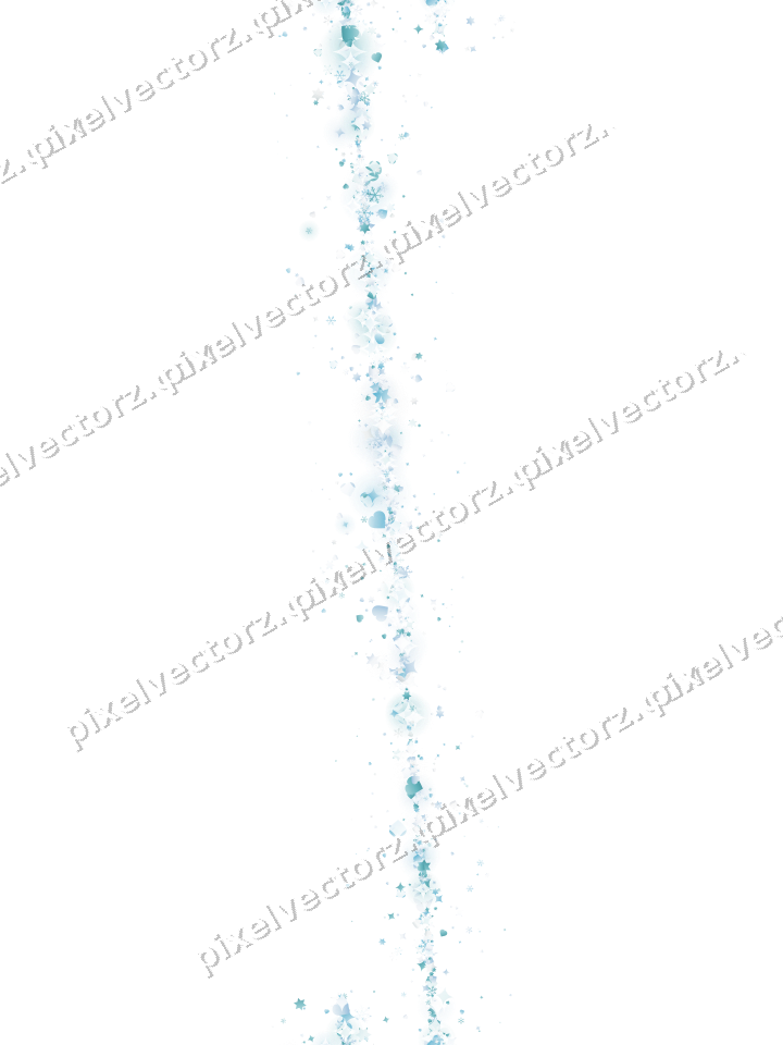 Nahtloses Glitzerband aus Sternen und Funken auf transparentem Grund