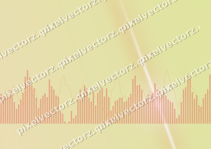 Zarter Pastell Diagramm Hintergrund in Rot und Orange