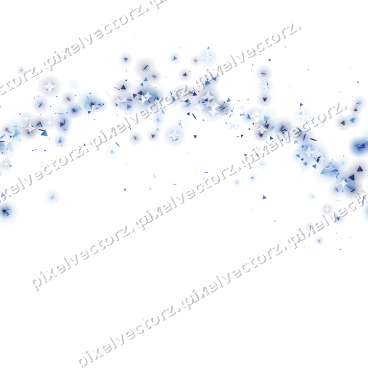 Nahtloser Glitzerbogen in Blau und Türkis auf transparentem Grund