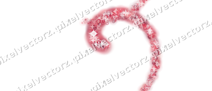 Nahtlose Glitzerspirale aus Sternen und Ringen auf transparentem Grund