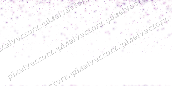 Nahtloser Glitzerregen aus Funken in Magenta auf transparentem Grund