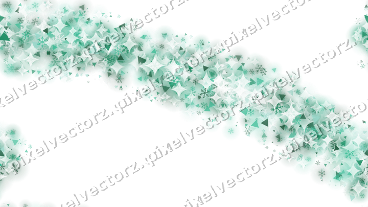 Nahtloser Glitzerbogen auf transparentem Grund