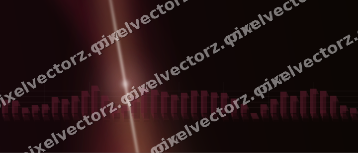 Leuchtender Neon Diagramm Hintergrund in Rosa und Bernstein