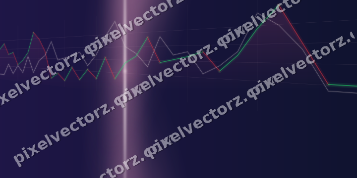 Leuchtender Neon Diagramm Hintergrund in Rosa und Blau