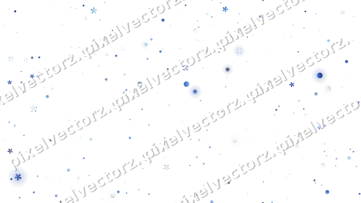 Nahtlose Glitzerstreuung in Blau und Türkis auf transparentem Grund