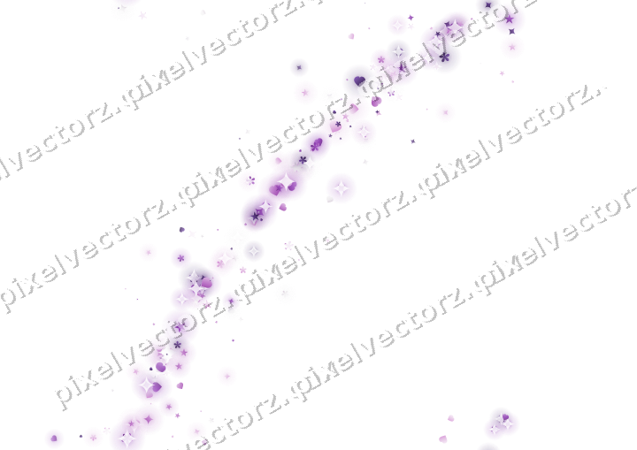 Nahtloser Glitzerbogen aus Sternen und Funken auf transparentem Grund