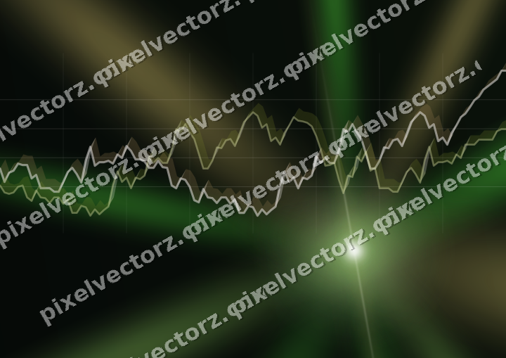 Leuchtender Neon Diagramm Hintergrund in Limette und Gelb