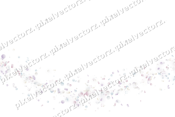 Nahtloser Glitzerbogen in Blassrosa auf transparentem Grund