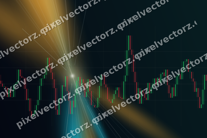 Leuchtender Neon Diagramm Hintergrund in Bernstein und Petrol