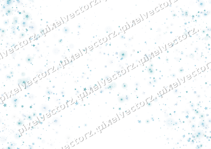 Nahtloser Glitzerkranz aus Funken und Blüten auf transparentem Grund