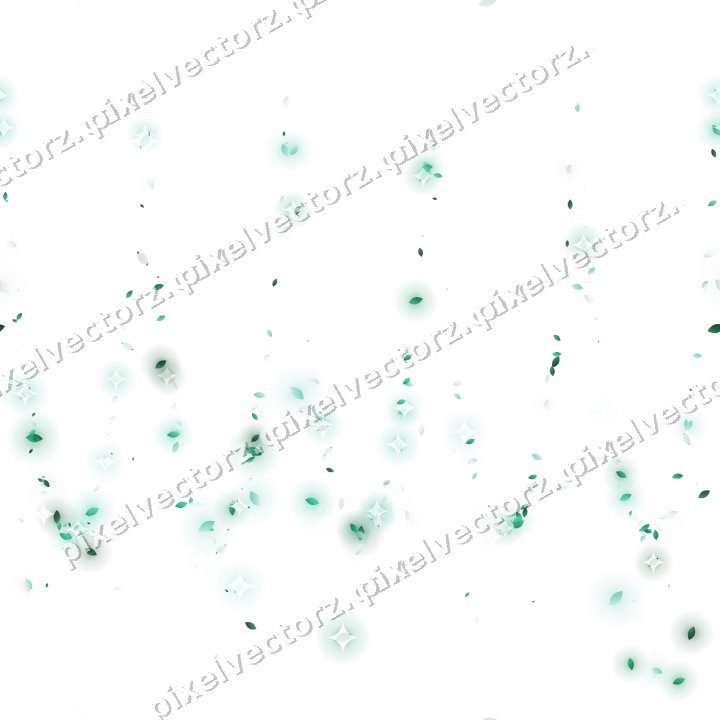 Nahtlose Glitzergirlande aus Tropfen auf transparentem Grund