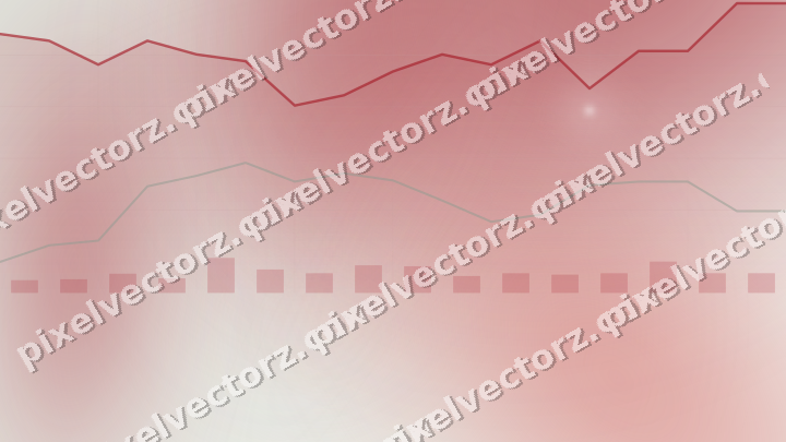 Zarter Pastell Diagramm Hintergrund in Rot und Blasslimette
