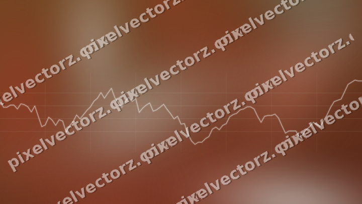 Leuchtender Neon Diagramm Hintergrund in Rot und Orange