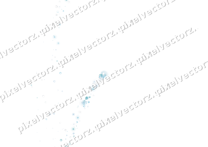 Nahtloser Sternenschweif aus Blüten und Ringen auf transparentem Grund