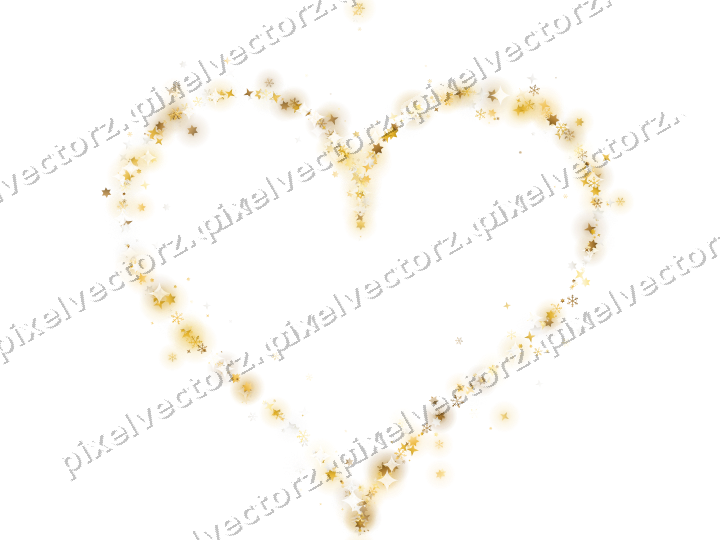 Nahtloses Glitzerherz auf transparentem Grund