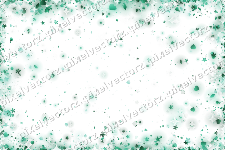 Nahtlose Glitzervignette auf transparentem Grund
