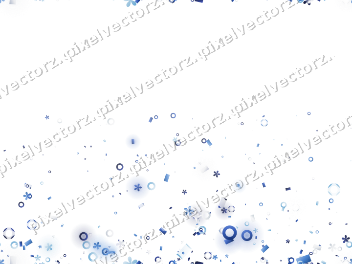 Nahtloser Glitzeraufstieg in Blau und Türkis auf transparentem Grund