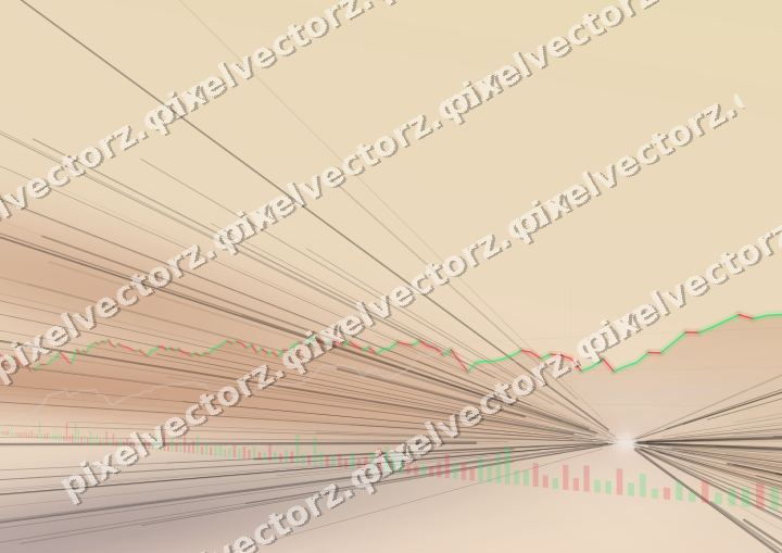 Zarter Pastell Diagramm Hintergrund in Orange und Blau