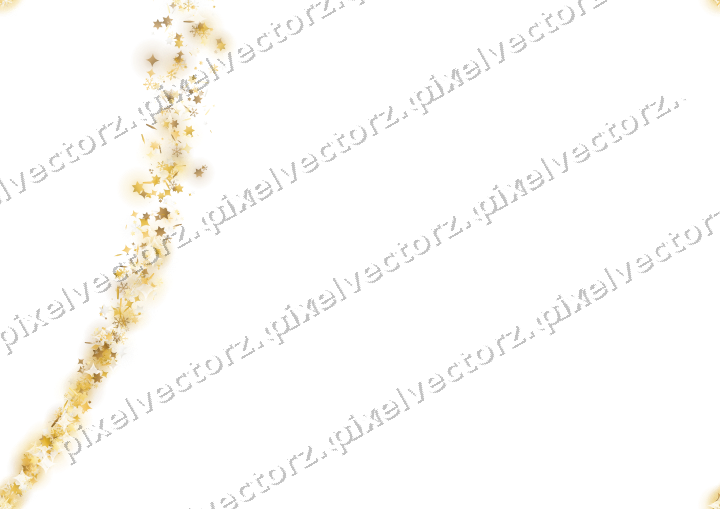 Nahtloser Sternenschweif auf transparentem Grund