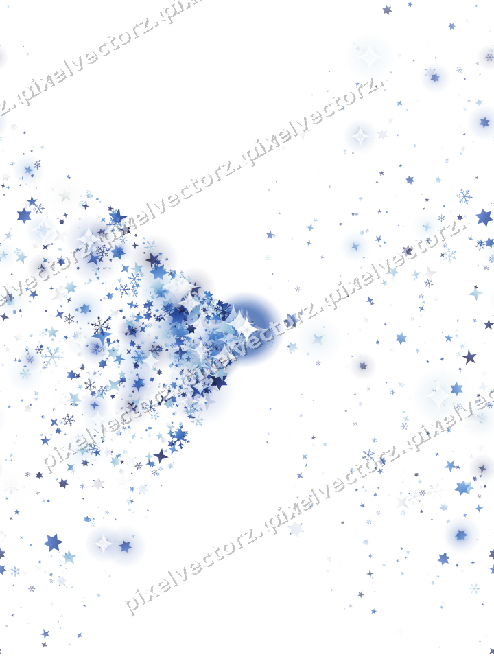 Nahtloser Glitzerfächer in Blau und Türkis auf transparentem Grund