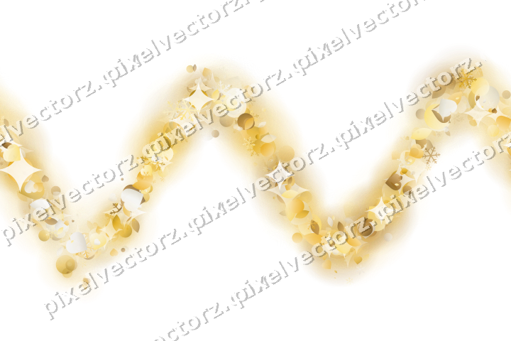 Nahtlose Glitzerwelle auf transparentem Grund