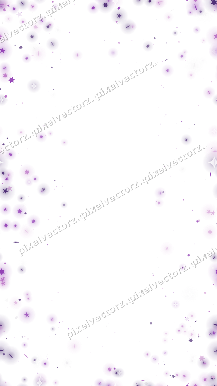 Nahtlose Glitzervignette in Violett auf transparentem Grund
