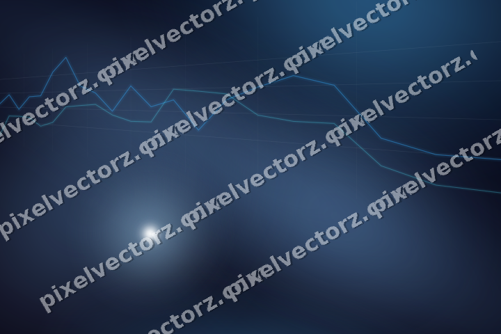 Leuchtender Neon Diagramm Hintergrund in Türkis und Blau
