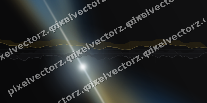 Leuchtender Neon Diagramm Hintergrund in Blau und Bernstein