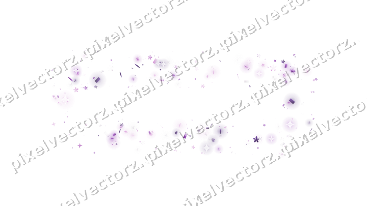 Nahtloser Glitzerrahmen aus Sternen und Blüten auf transparentem Grund