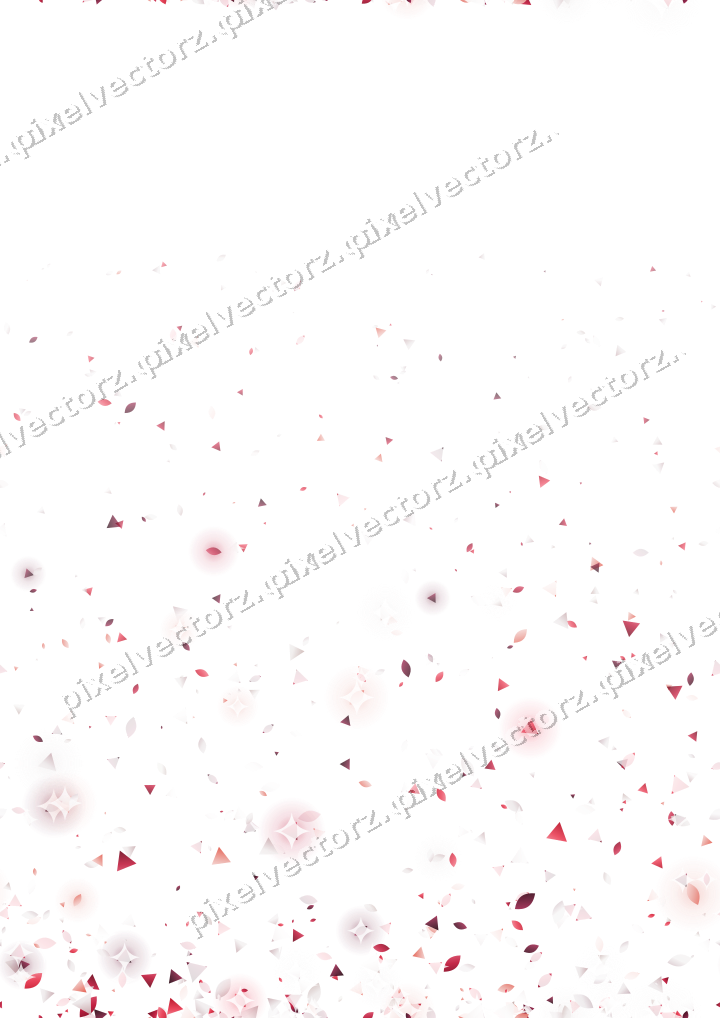 Nahtloser Glitzeraufstieg in Rosa und Rot auf transparentem Grund
