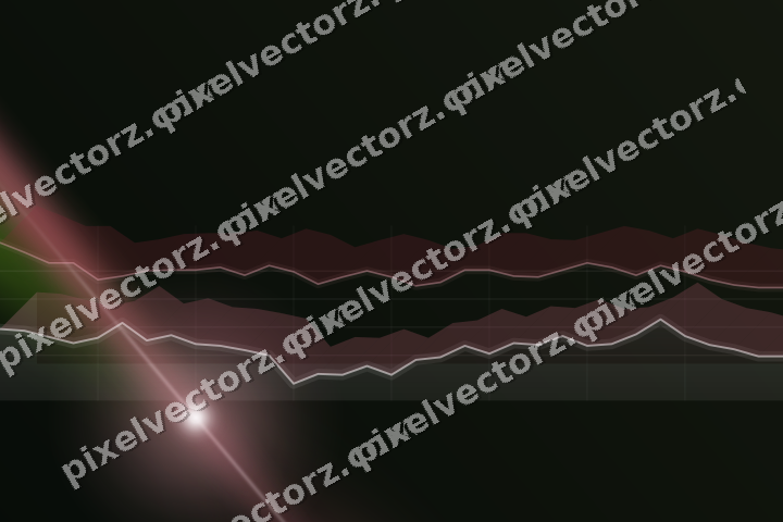 Leuchtender Neon Diagramm Hintergrund in Rosa und Limette