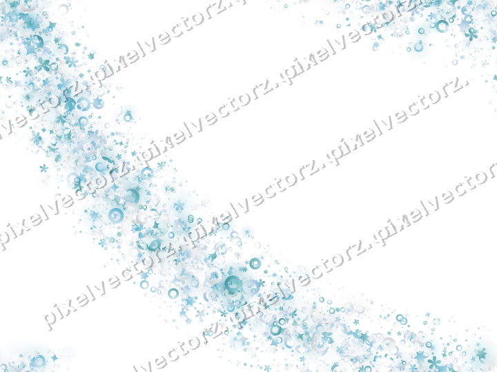 Nahtloser Glitzerbogen aus Sternen und Funken auf transparentem Grund
