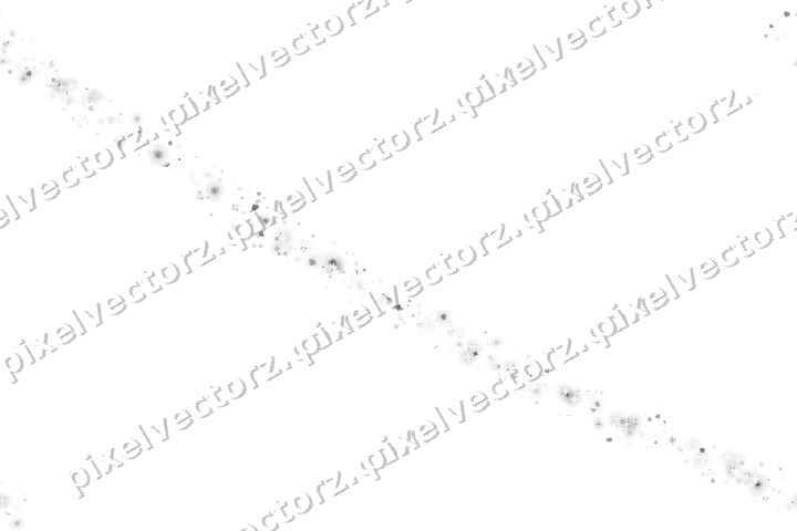 Nahtloser Glitzerbogen in Blassblau auf transparentem Grund