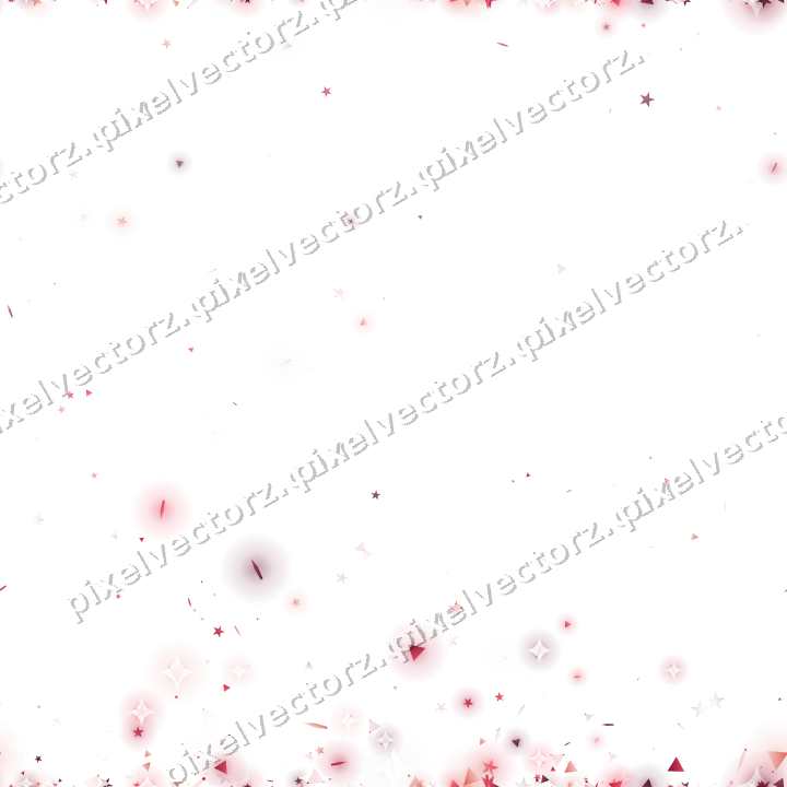 Nahtloser Glitzeraufstieg in Rosa und Rot auf transparentem Grund