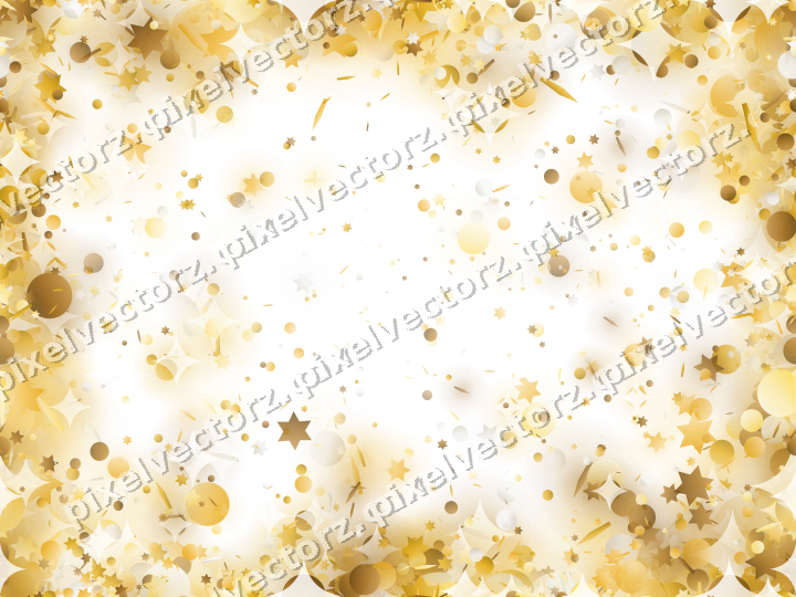 Nahtlose Glitzervignette auf transparentem Grund