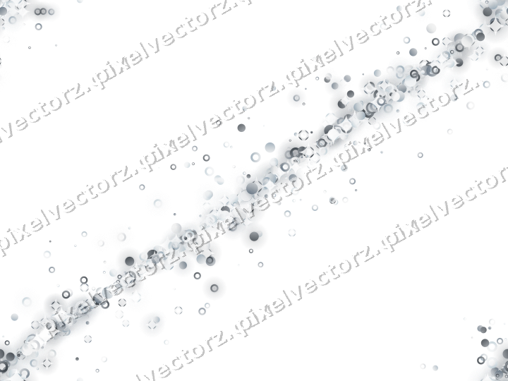Nahtloses Glitzerband aus Punkten und Ringen auf transparentem Grund