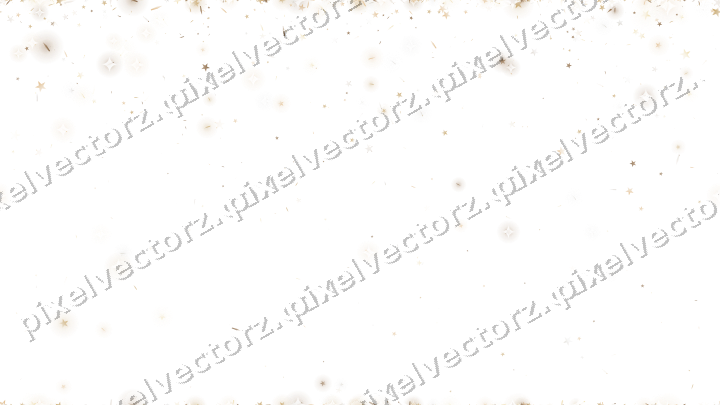 Nahtloser Glitzerregen in Bernstein auf transparentem Grund