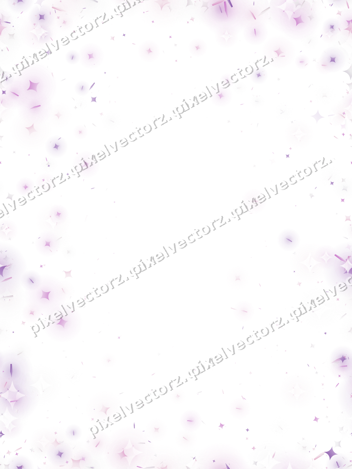 Nahtlose Glitzervignette in Magenta auf transparentem Grund